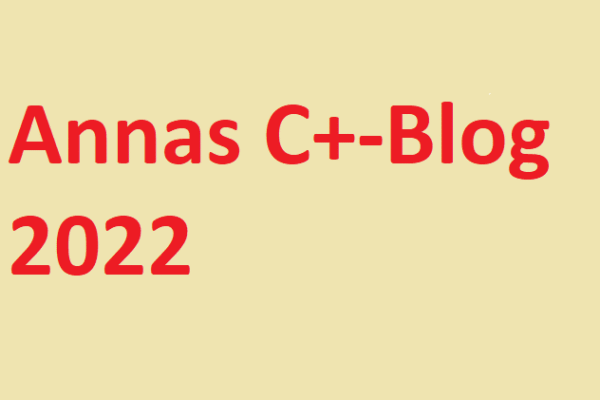 Annas C+-Blog 2022
