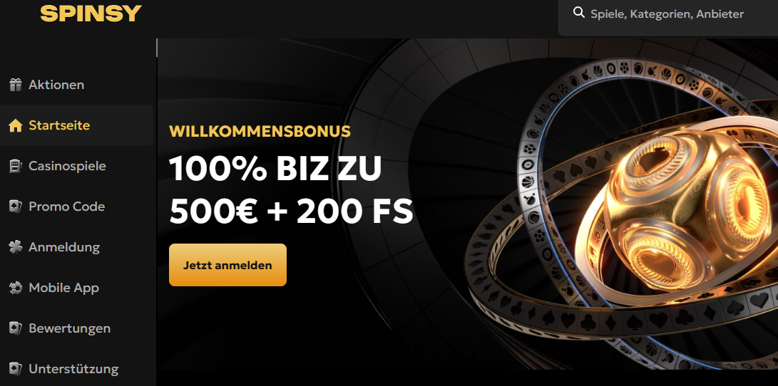 Spinsy Casino Deutschland